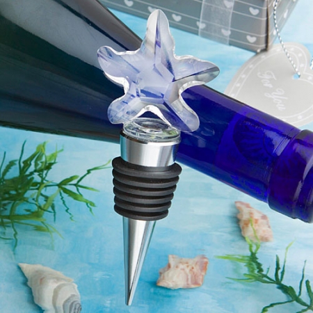 Choice Crystal Collection Starfish Wine Bottle Stopper